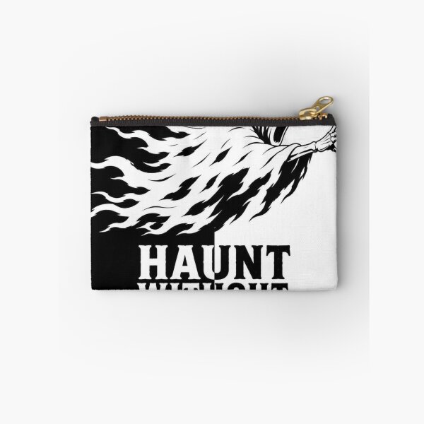 Item preview, Ghost Horror Split Halloween Shirt | Black White Silhouette Design designed and sold by SunnyDesign82.