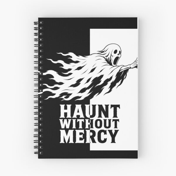 Item preview, Ghost Horror Split Halloween Shirt | Black White Silhouette Design designed and sold by SunnyDesign82.