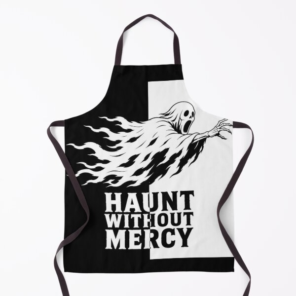 Item preview, Ghost Horror Split Halloween Shirt | Black White Silhouette Design designed and sold by SunnyDesign82.