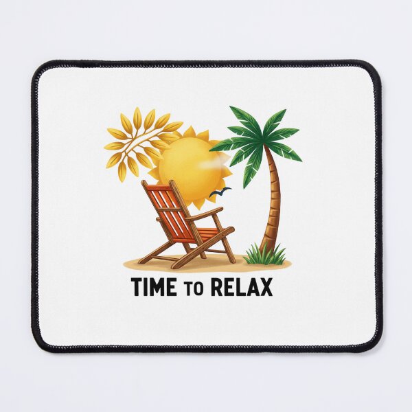 Item preview, Time To Relax Tropical Beach Deck Chair designed and sold by Macias123.