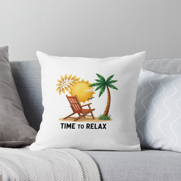 Item preview, Time To Relax Tropical Beach Deck Chair designed and sold by Macias123.