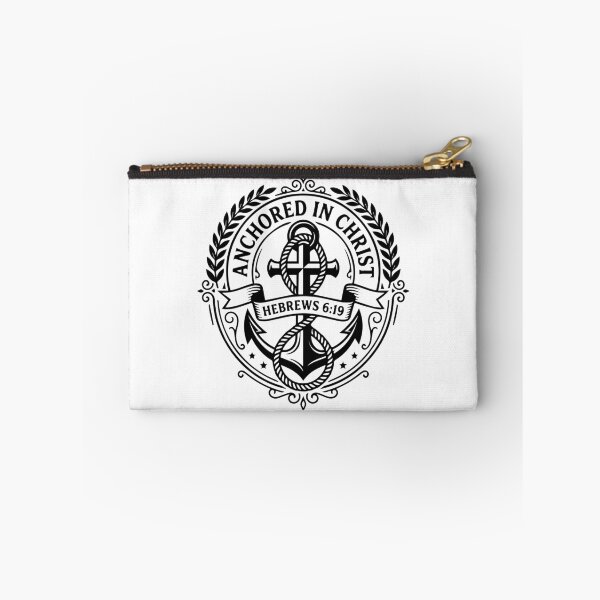 Item preview, Anchored in Christ Christian Crest | Hebrews 6:19  designed and sold by stylishdzign.