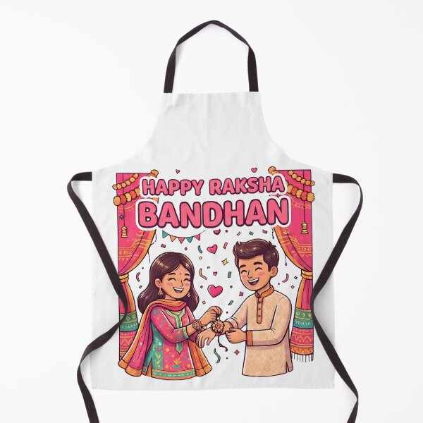 Item preview, Happy Raksha Bandhan Celebration Cute Brother And Sister Illustration designed and sold by Nadir071010.