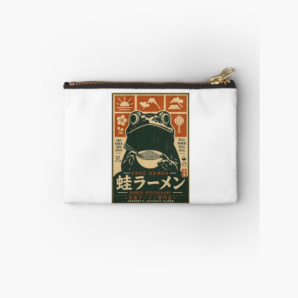 Item preview, Frog Ramen – Vintage Japanese Noodle Shop Retro T-Shirt designed and sold by bisha.