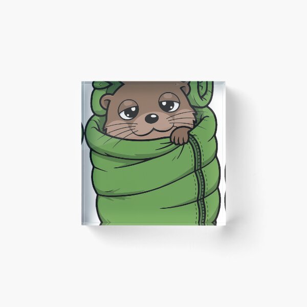Artikelvorschau, Otter mit Schlafsack entworfen und verkauft von pumsquare.