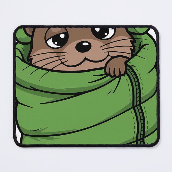 Item preview, Otter With Sleeping Bag designed and sold by pumsquare.