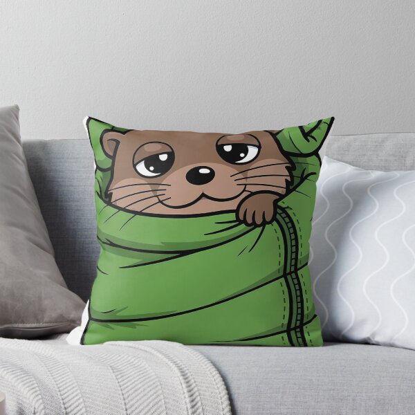Item preview, Otter With Sleeping Bag designed and sold by pumsquare.