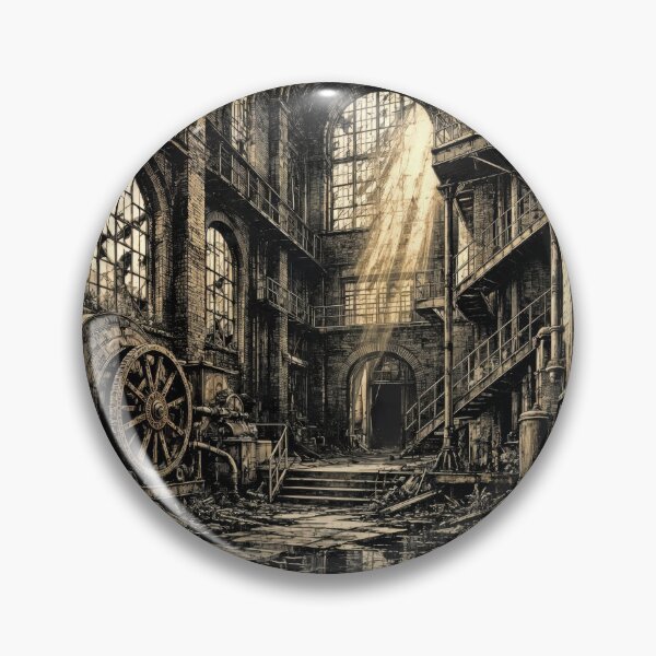 Item preview, T-Shirt - Sticker - Echoes of Industry: Forgotten Power designed and sold by ForeverPrintsOK.