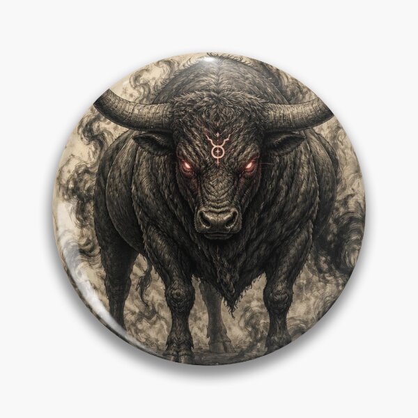 Item preview, Possessed Taurus Zodiac Halloween Shirt | Ivory Vintage Engraving designed and sold by SunnyDesign82.