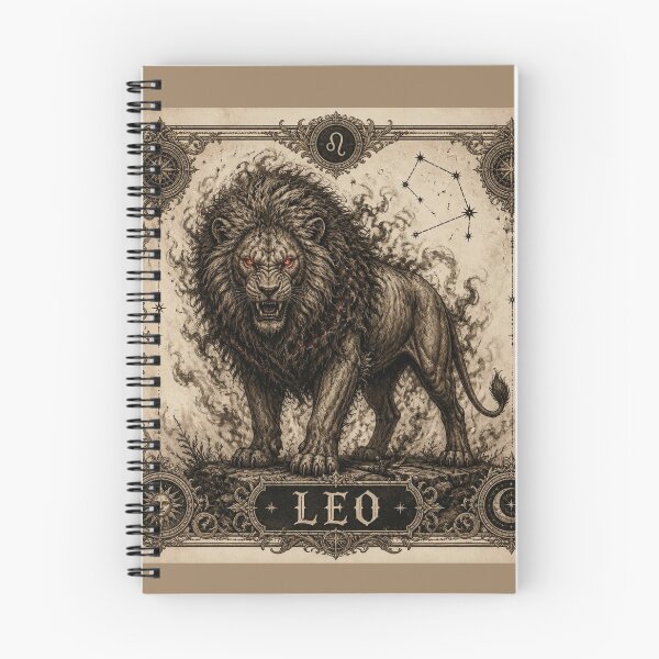 Item preview, Possessed Leo Zodiac Halloween Shirt | Ivory Vintage Engraving designed and sold by SunnyDesign82.