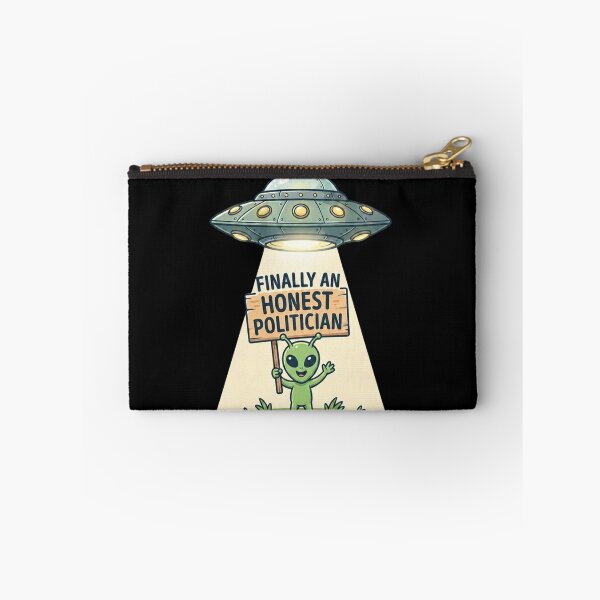 Item preview, Finally An Honest Politician | Funny UFO Gifts For Political Parody designed and sold by BrokenLabel.
