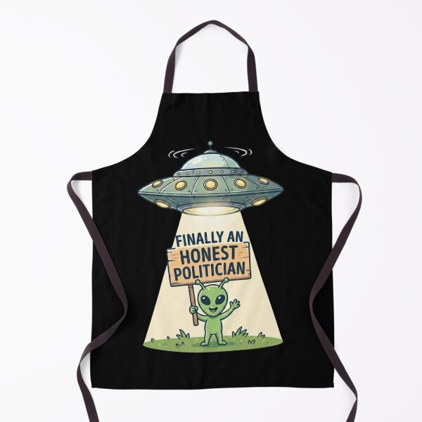 Item preview, Finally An Honest Politician | Funny UFO Gifts For Political Parody designed and sold by BrokenLabel.