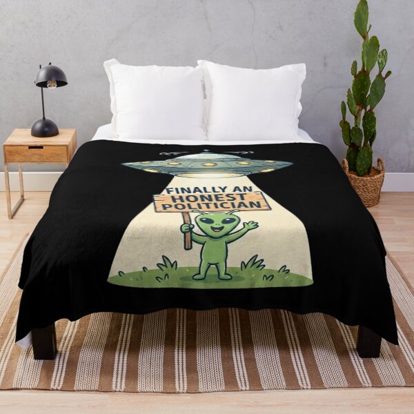 Item preview, Finally An Honest Politician | Funny UFO Gifts For Political Parody designed and sold by BrokenLabel.