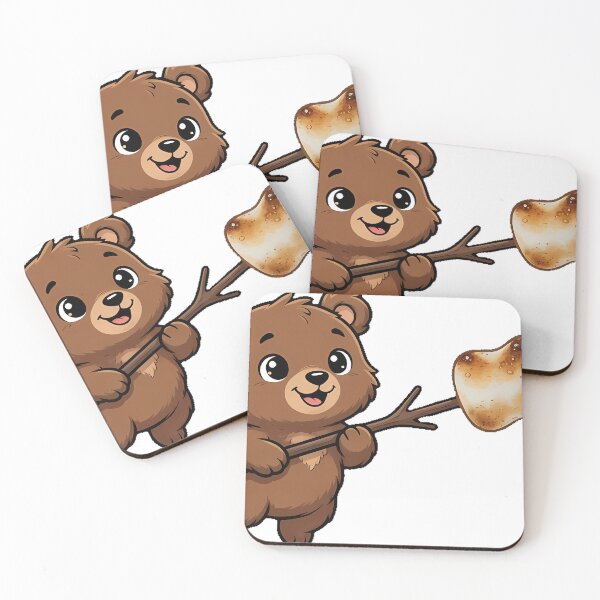 Item preview, Bear Cub With Marshmallow designed and sold by pumsquare.