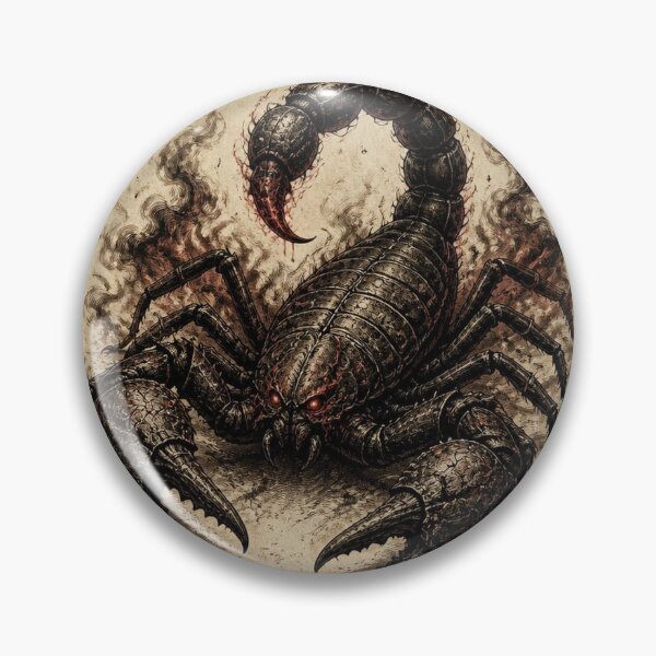 Item preview, Possessed Scorpio Zodiac Halloween Shirt | Ivory Vintage Engraving designed and sold by SunnyDesign82.