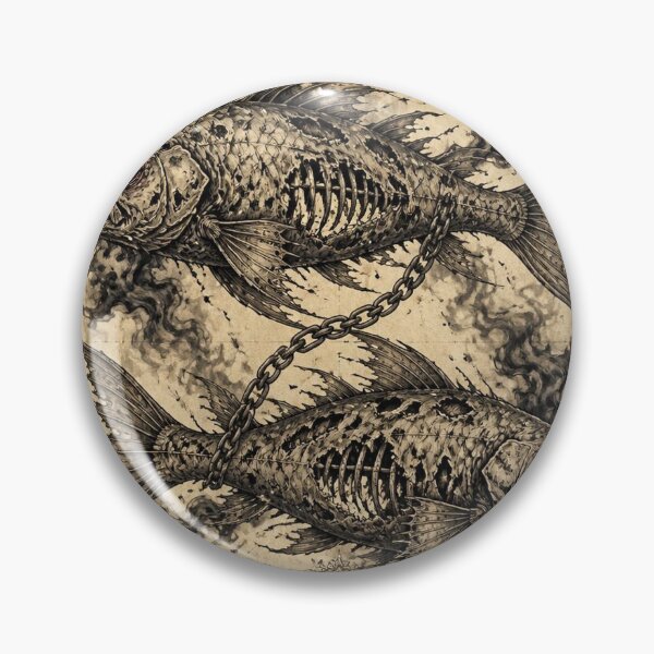 Item preview, Possessed Pisces Zodiac Halloween Shirt | Ivory Vintage Engraving designed and sold by SunnyDesign82.