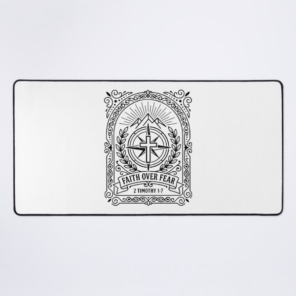Item preview, Faith Over Fear Compass Crest | Christian, Faith, Religious designed and sold by stylishdzign.