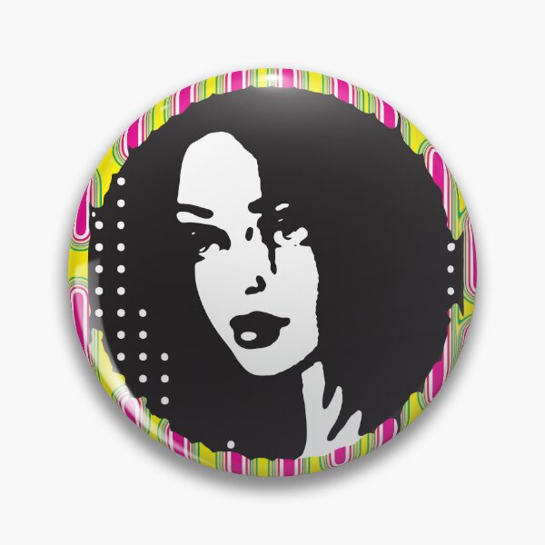 Item preview, Pop Art Portrait of a Woman with Vibrant Geometric Patterns designed and sold by cremedecolor.