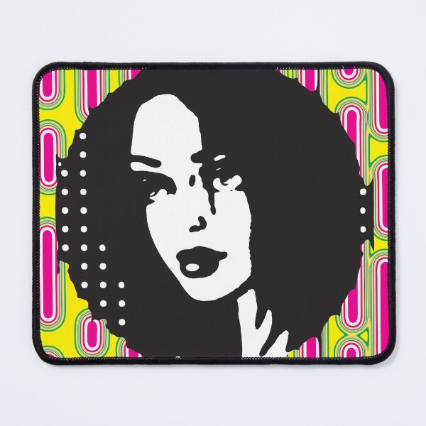 Item preview, Pop Art Portrait of a Woman with Vibrant Geometric Patterns designed and sold by cremedecolor.