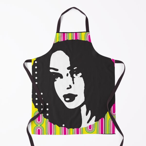 Item preview, Pop Art Portrait of a Woman with Vibrant Geometric Patterns designed and sold by cremedecolor.