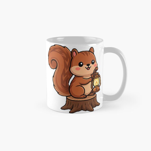 Item preview, Squirrel With Camping Lantern designed and sold by pumsquare.