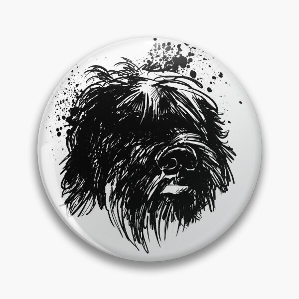 Item preview, Bouvier des Flandres Ink Portrait designed and sold by Inkversed.