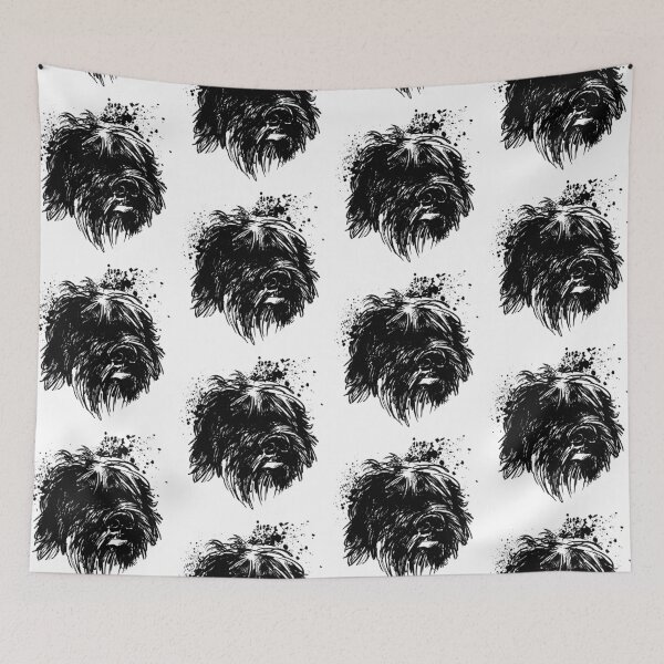 Item preview, Bouvier des Flandres Ink Portrait designed and sold by Inkversed.