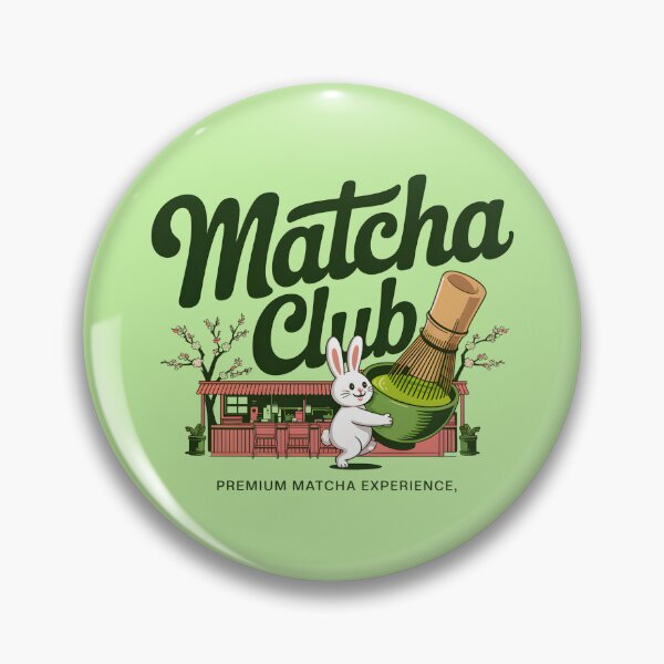 Item preview, Matcha Club Premium Matcha Experience Cute Bunny Tea Lover Shirt designed and sold by Raw Tigers.