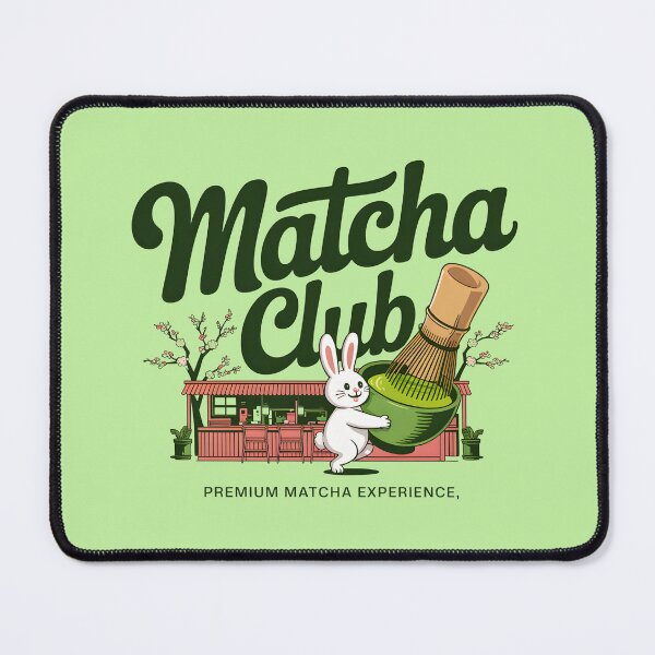 Item preview, Matcha Club Premium Matcha Experience Cute Bunny Tea Lover Shirt designed and sold by Raw Tigers.