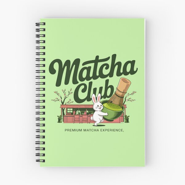 Item preview, Matcha Club Premium Matcha Experience Cute Bunny Tea Lover Shirt designed and sold by Raw Tigers.