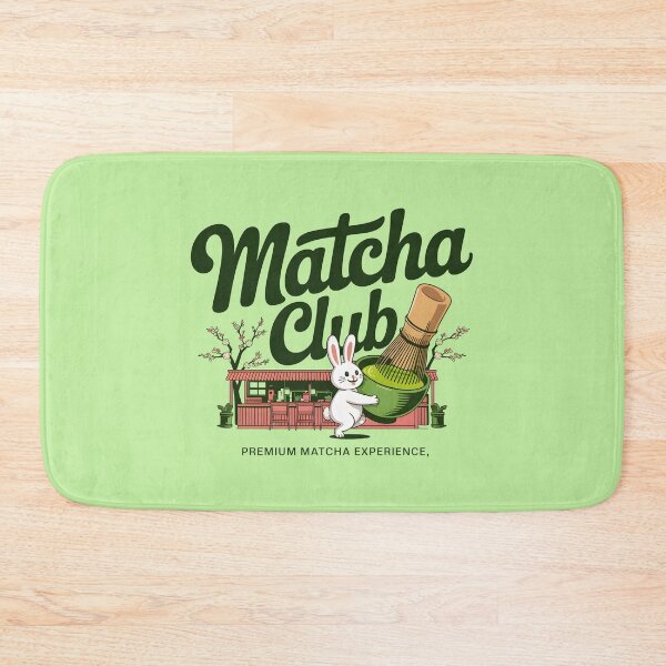Item preview, Matcha Club Premium Matcha Experience Cute Bunny Tea Lover Shirt designed and sold by Raw Tigers.