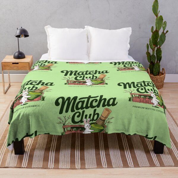 Item preview, Matcha Club Premium Matcha Experience Cute Bunny Tea Lover Shirt designed and sold by Raw Tigers.