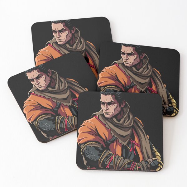 Item preview, Wolf Sekiro Vector Gaming Graphic Tee designed and sold by Senpaiwaves.
