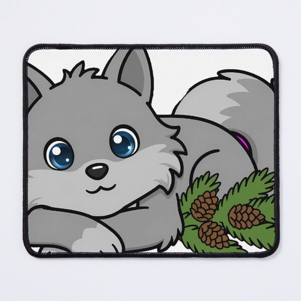Item preview, Wolf Resting With Pine Branch designed and sold by pumsquare.