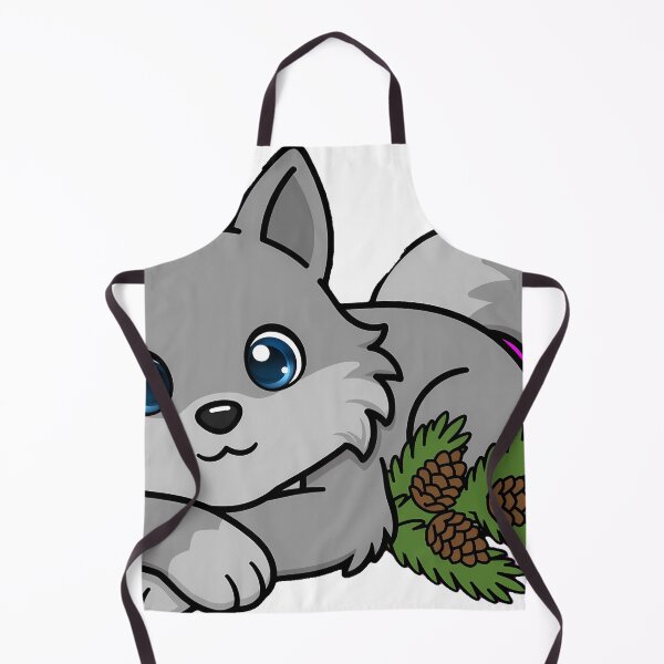 Item preview, Wolf Resting With Pine Branch designed and sold by pumsquare.