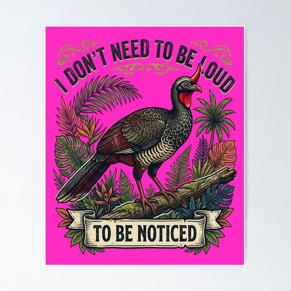 Item preview, Horned Guan I Don't Need To Be Loud To Be Noticed designed and sold by Max Store.