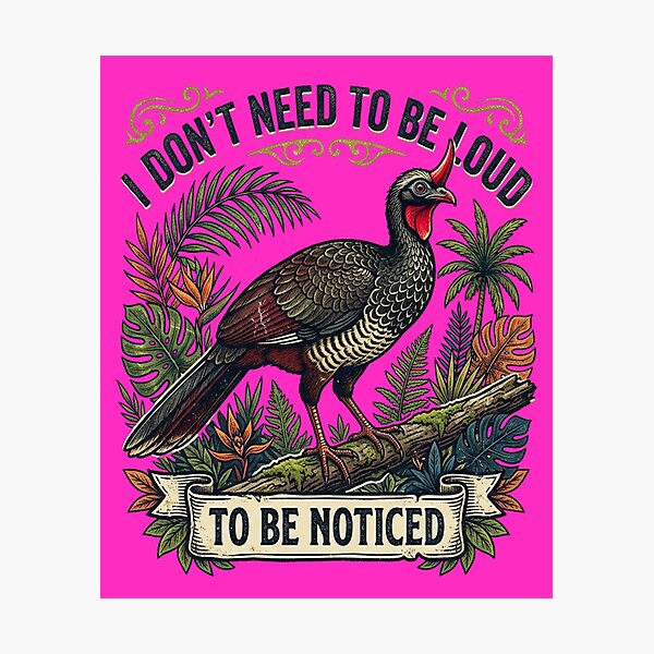 Item preview, Horned Guan I Don't Need To Be Loud To Be Noticed designed and sold by Max Store.