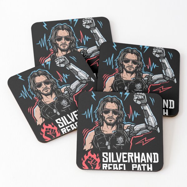 Item preview, Johnny Silverhand Cyberpunk 2077 Vector Gaming Graphic Tee designed and sold by Senpaiwaves.