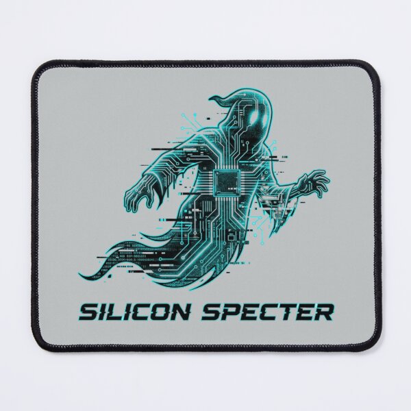 Item preview, Silicon Specter Cyberpunk Ghost Circuit Hacker Design designed and sold by KurtByteStudio.