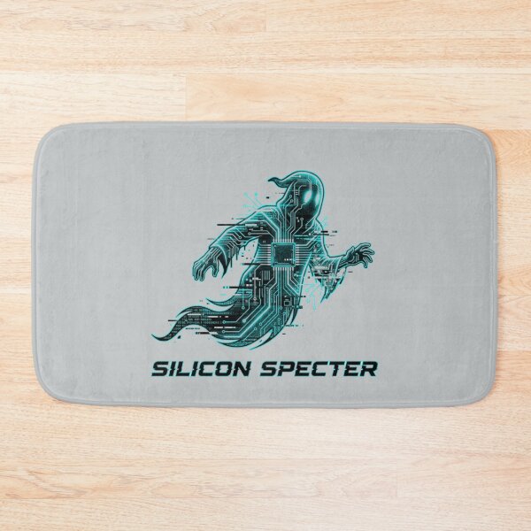 Item preview, Silicon Specter Cyberpunk Ghost Circuit Hacker Design designed and sold by KurtByteStudio.