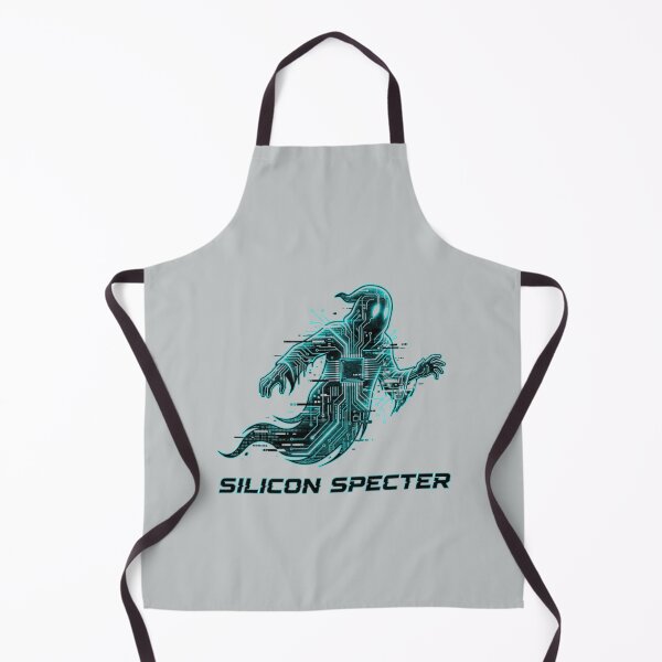 Item preview, Silicon Specter Cyberpunk Ghost Circuit Hacker Design designed and sold by KurtByteStudio.