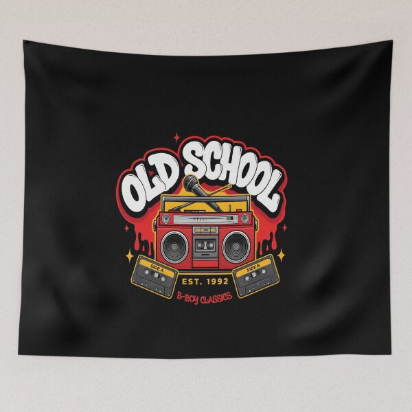 Item preview, Old School – Boombox Cassette B-Boy Classics Design designed and sold by Midnight Veil Designs.