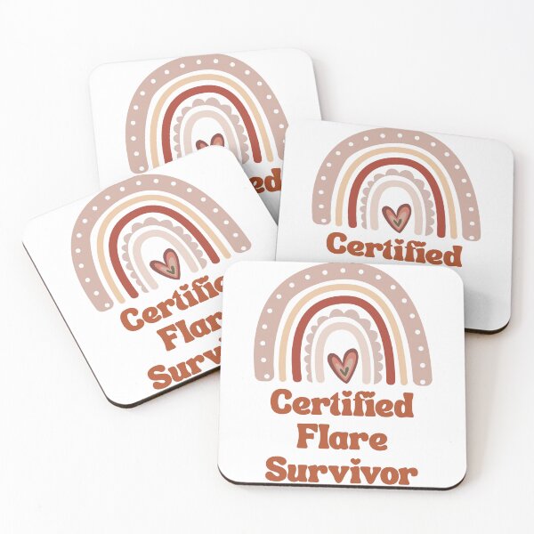 Item preview, Boho Rainbow Certified Flare Survivor designed and sold by lsawareness.