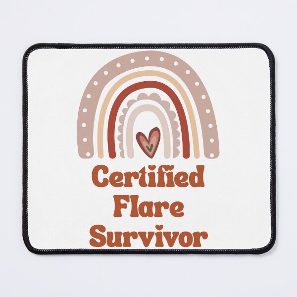 Item preview, Boho Rainbow Certified Flare Survivor designed and sold by lsawareness.