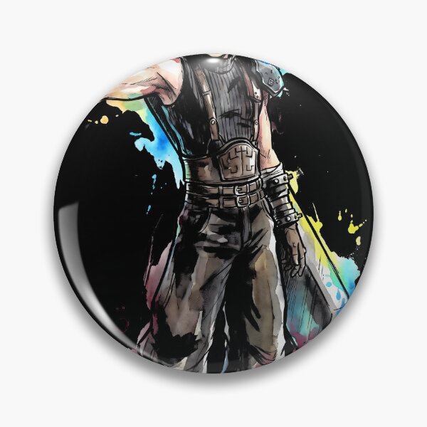Item preview, Cloud Strife Final Fantasy VII Ink Gaming Graphic Tee designed and sold by Senpaiwaves.