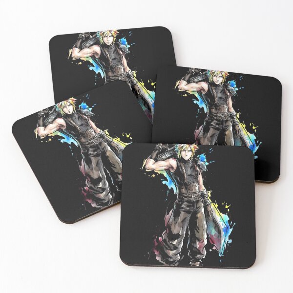 Item preview, Cloud Strife Final Fantasy VII Ink Gaming Graphic Tee designed and sold by Senpaiwaves.