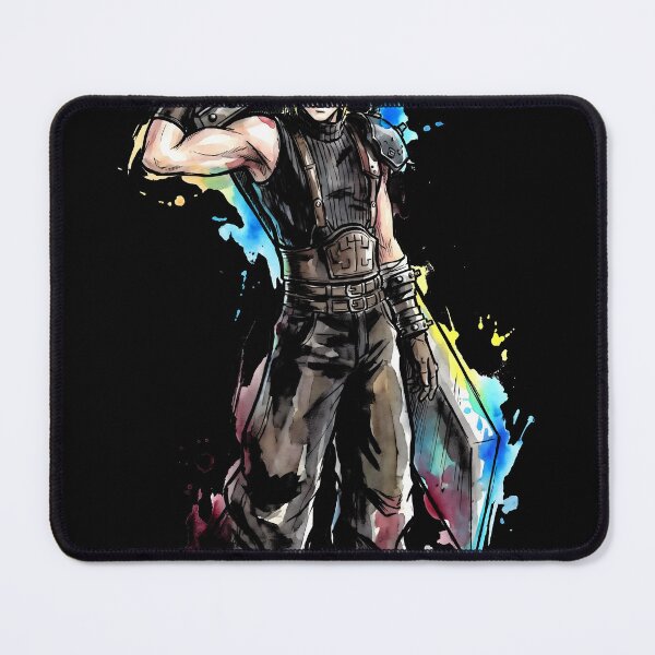 Item preview, Cloud Strife Final Fantasy VII Ink Gaming Graphic Tee designed and sold by Senpaiwaves.