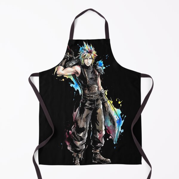 Item preview, Cloud Strife Final Fantasy VII Ink Gaming Graphic Tee designed and sold by Senpaiwaves.