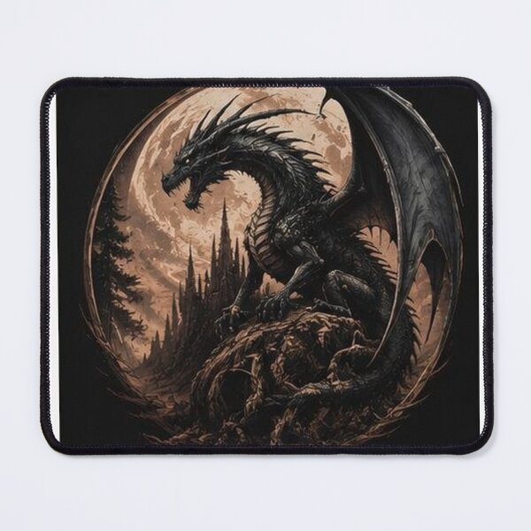 Item preview, Mystic Dragon Fantasy Art designed and sold by HollowOakPrints.