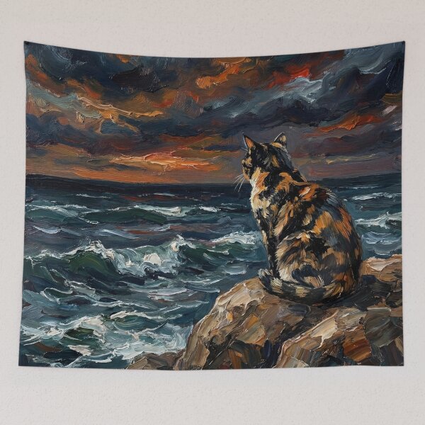 Item preview, Beach Nights - Tortie designed and sold by AjaTrier.